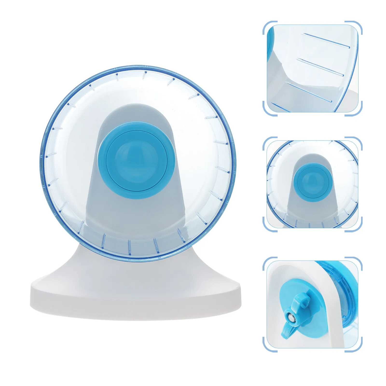 1Pcs Blue Silent Running Wheel Hamster Sports Companion Exercise Plaything for Small Pets Squirrel Hedgehog Toy