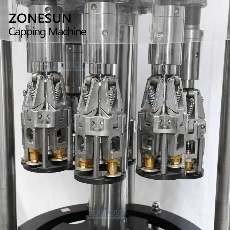 Zonesun-アルミニウムキャップ付き自動圧着機,ZS-XG440C,飲料,大豆,ワインボトル用