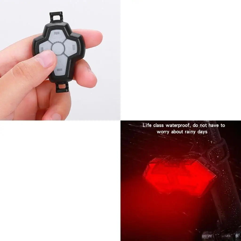 

USB Rechargeable Bike Tail Light Wirelesses Удаленные управления велосипедами.