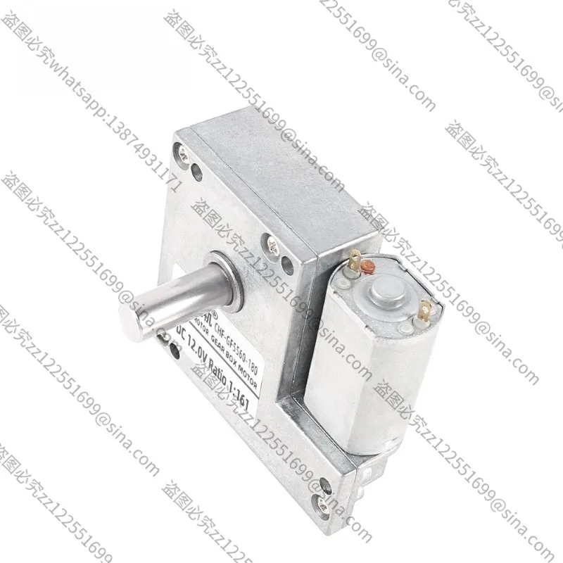 Suitable for GF5560-180 DC Worm Gear Reducer Motor Low Noise, 6V 12V Mini Turbine Drive Motor