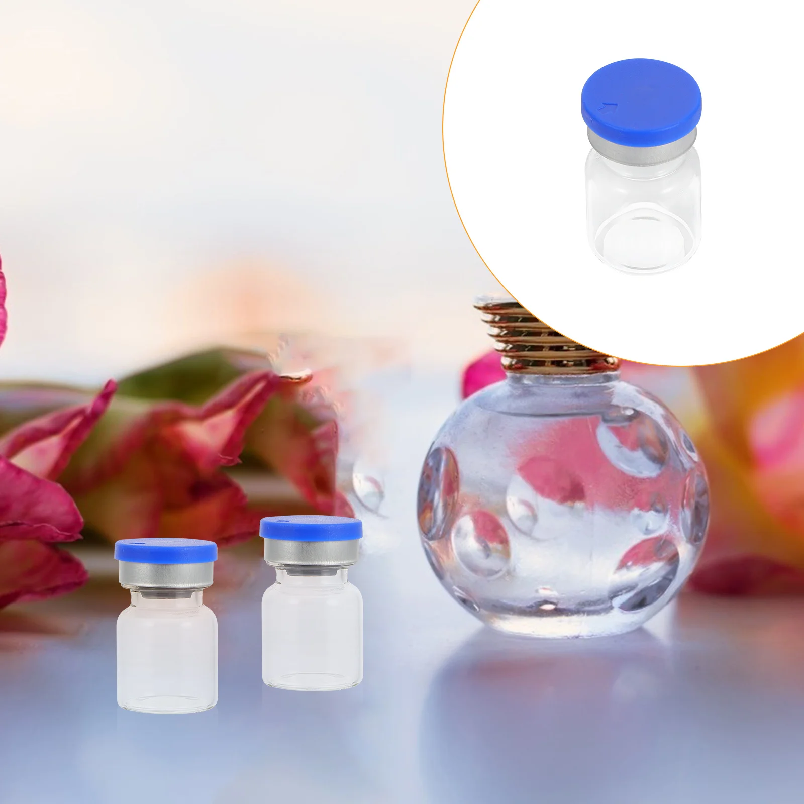 

30Pcs Glass Storage Bottles Portable Leak Proof for Essential Oil Lotion Toner Cosmetics Refillable Travel Container