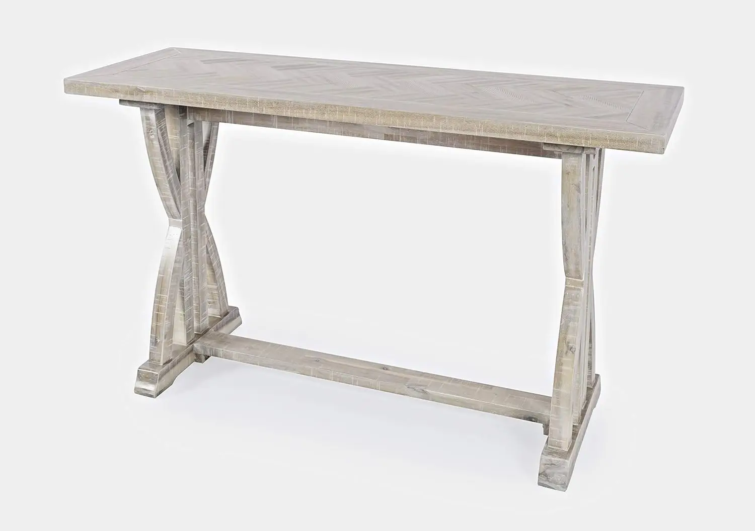 Mesa de console de sofá de cavalete rústico Fairview
