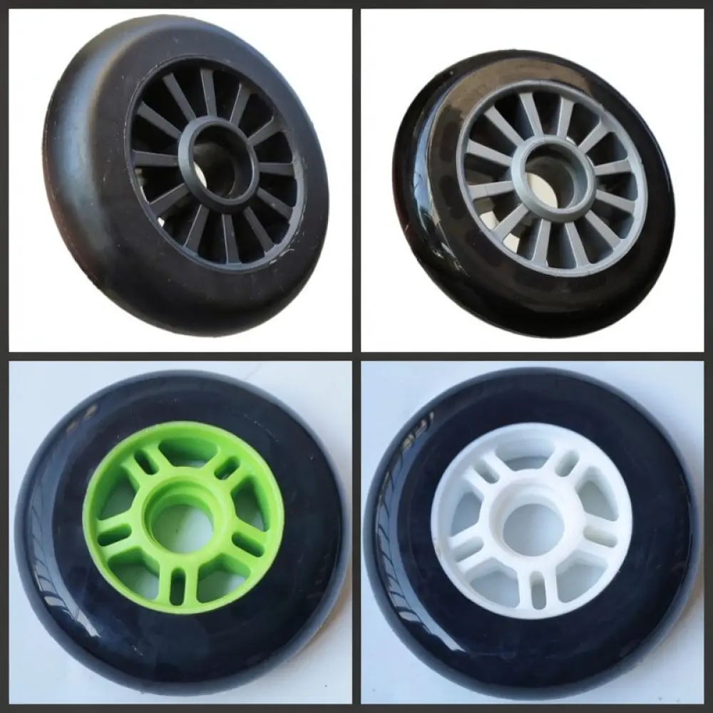 Durable 100mm Skate Wheels High Rebound PU Material For Roller Skates Scooter Cart Smooth Performance Replacement Parts