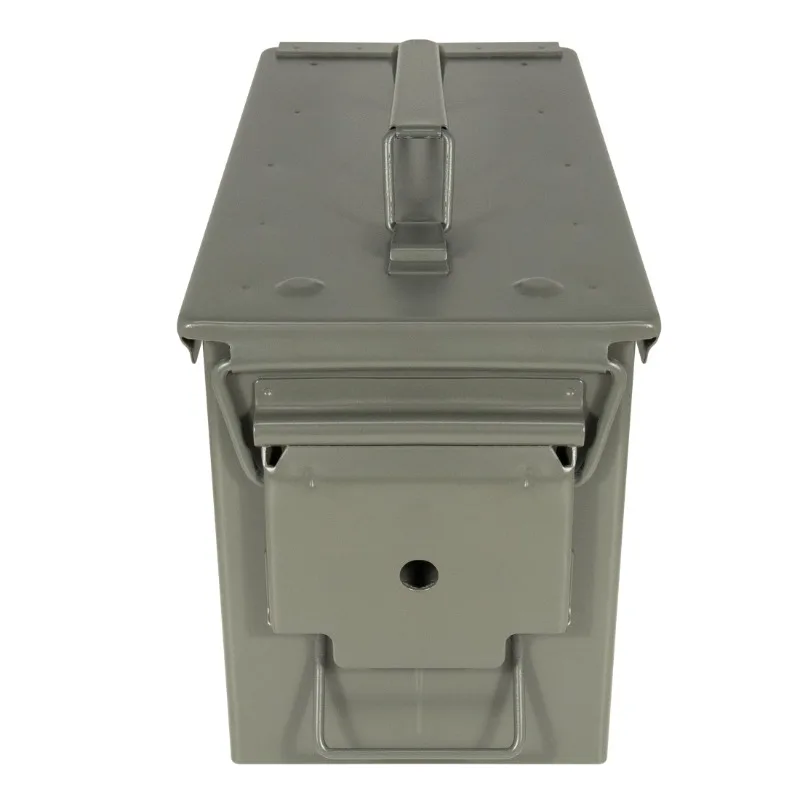 Strategy 50 Caliber Metal Ammo Storage Box 12 in. x 6.125 in. x 7.25 in. Metal Latch, OD Green