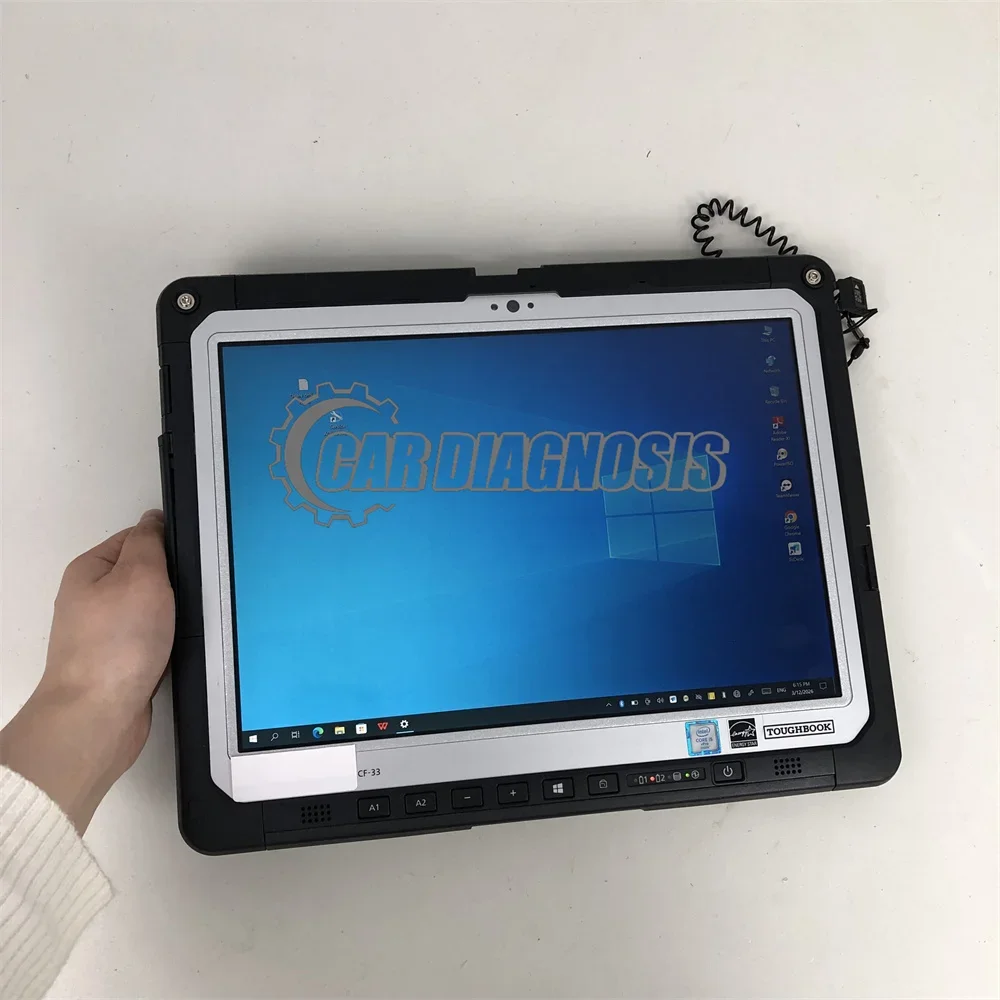 new Touch Screen Auto tool For Toughbook Rugged Tablet CF33 I7 7600 16GB Ram CF-33 I5 7300 8G Diagnostic PC Laptop