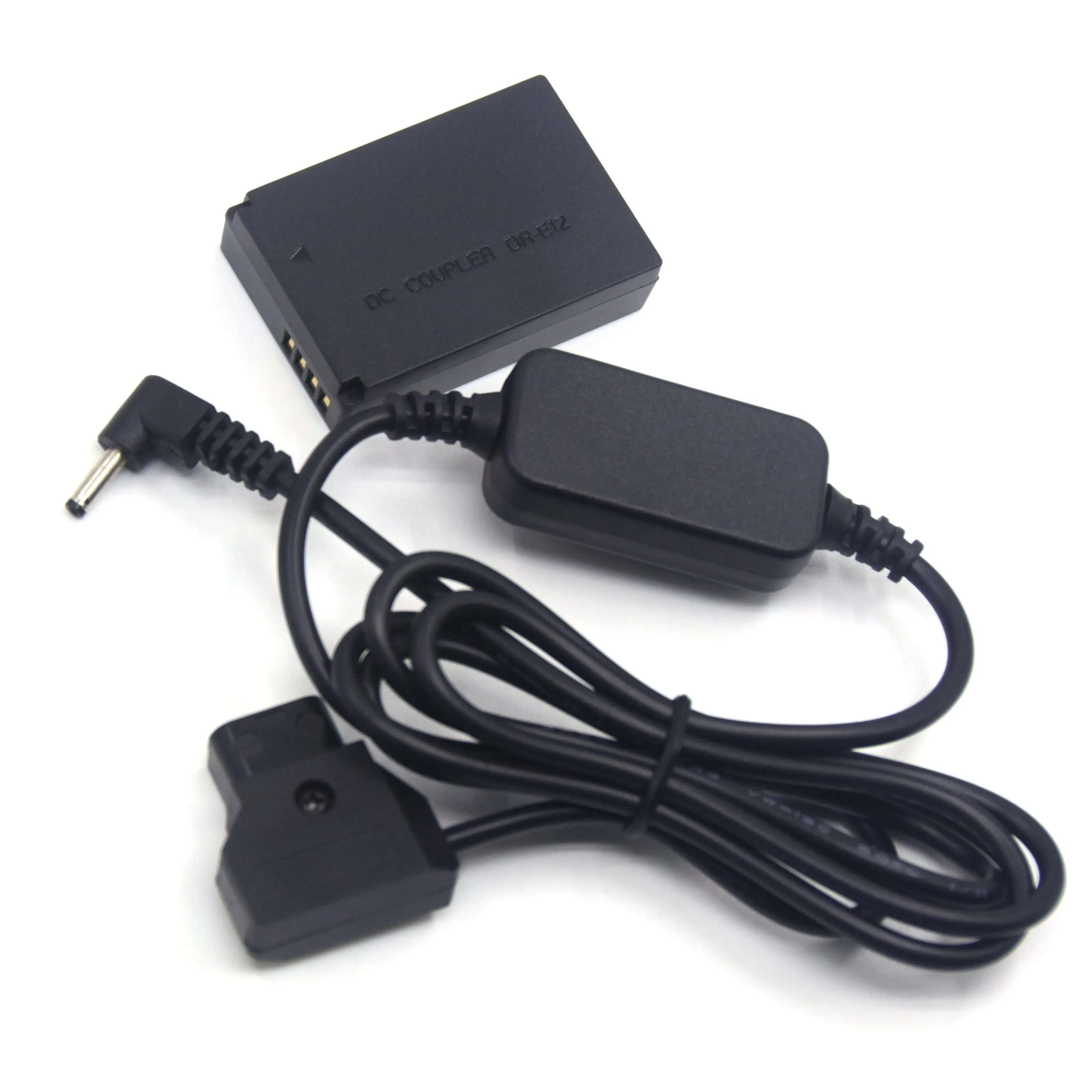 

D-TAP Adapter Power Cable LP-E12 LPE12 Dummy Battery DR-E12 DC Coupler for Canon EOS M M2 M10 M50 M100 M200 Camera