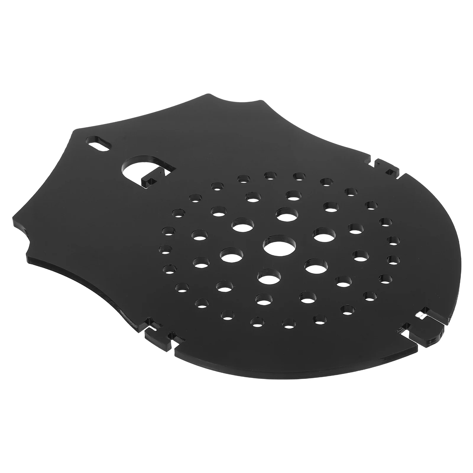 لوح زراعة السرخس من الأكريليك الأسود البلوري، حامل نباتات داخلي، سهل التركيب، ديكور منزلي ريفي عمودي