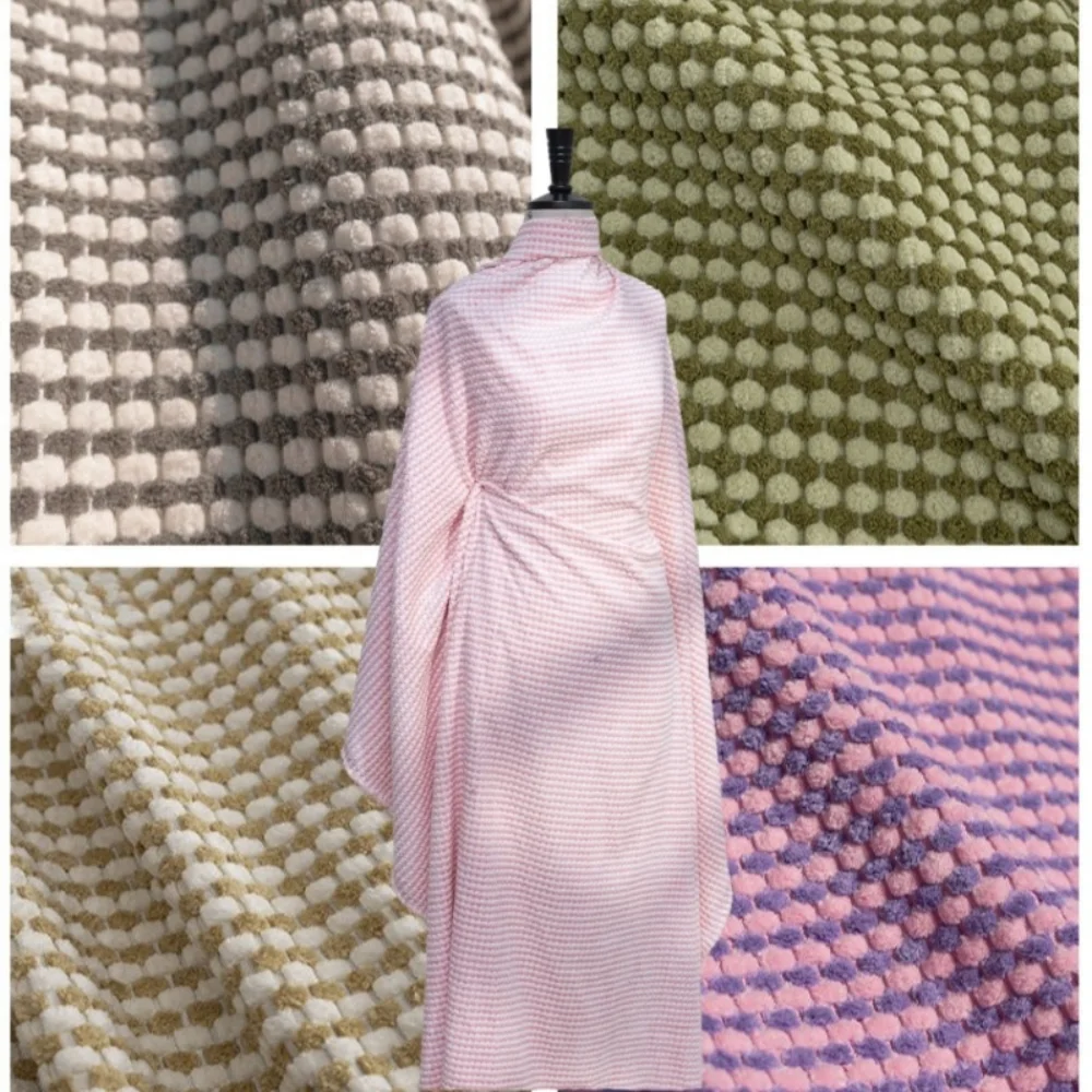 

Two Tone Soybean Short Velvet Fabric Diy Sewing Handmade Pillow Pajama Doll Blanket Material Clothing Cloth By Meter