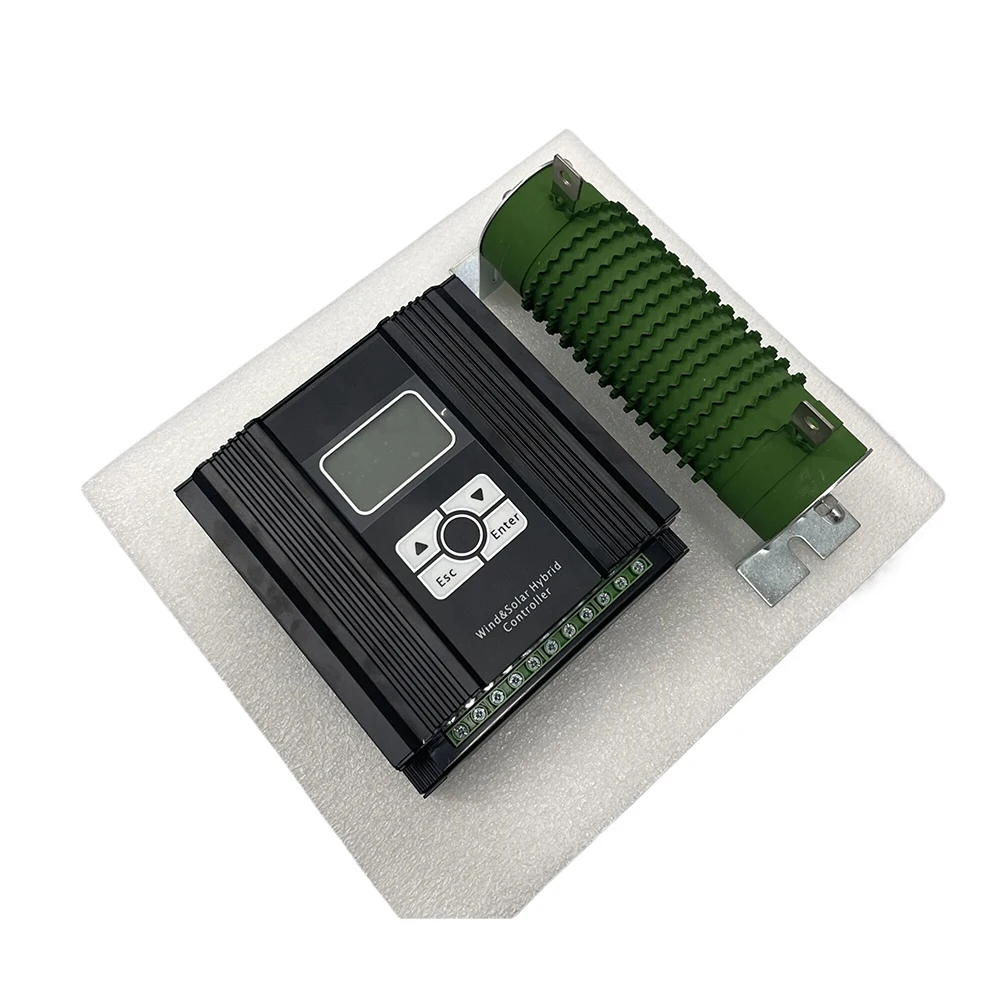 Imagem -05 - Controlador de Carga do Sistema Híbrido Solar & do Vento Mppt Dobro Auto Regulador Uso Home 10kw 12v 24v 48v