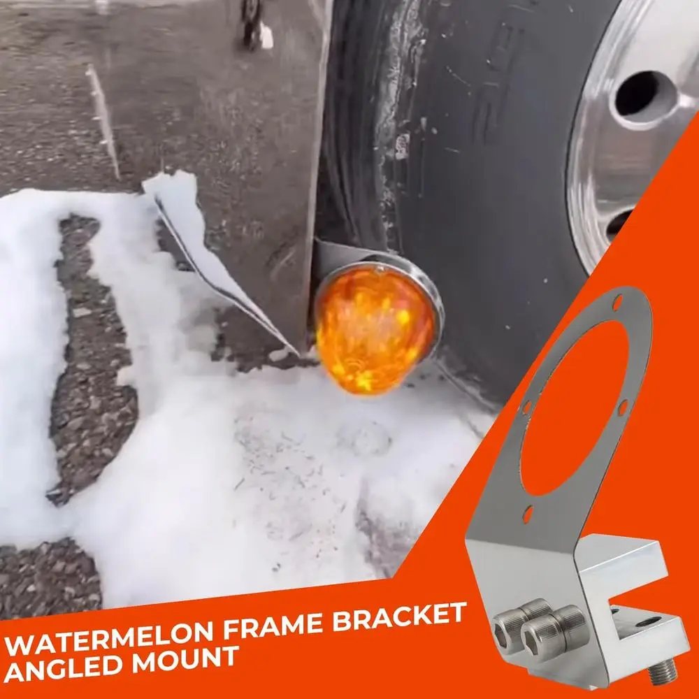 Suporte de estrutura de melancia, braçadeira angular de alumínio com ferragem, suporte de estrutura de melancia sob brilho para caminhões universais