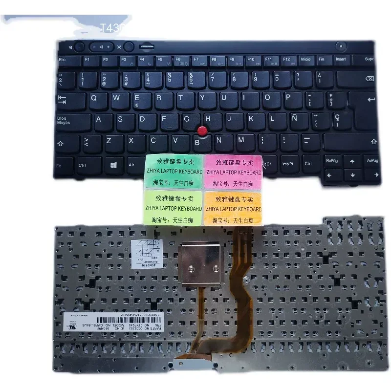 New Spanish Keyboard for LENOVO T430 T430S X230 X230T T530 W530