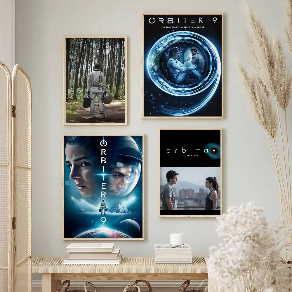 Futuristic Movie Orbiter 9 Posters Premium Self-Adhesive No Residue Wall Sticker for Home Office Bar Decor