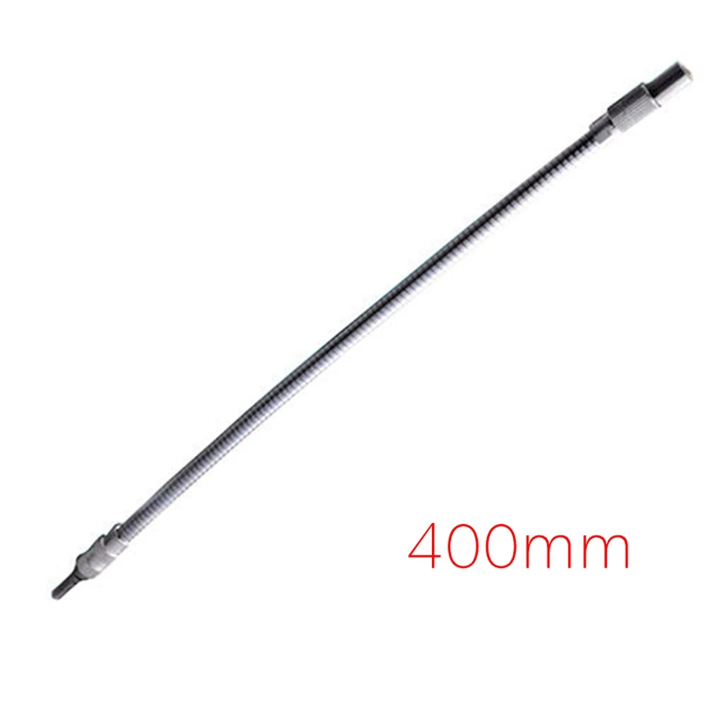 150mm 200mm 300mm 400mm Metal Flexible Shaft for Electronic Drill Screwdriver Bit Holder Connect Link 1/4 Hex Extension Bit