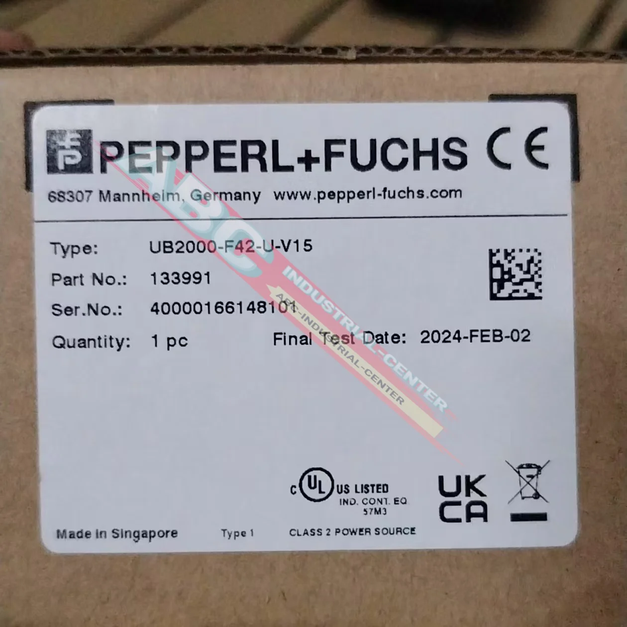 

New original UB2000-F42-U-V15 safety barrier UB500-18GM75-E6-V15