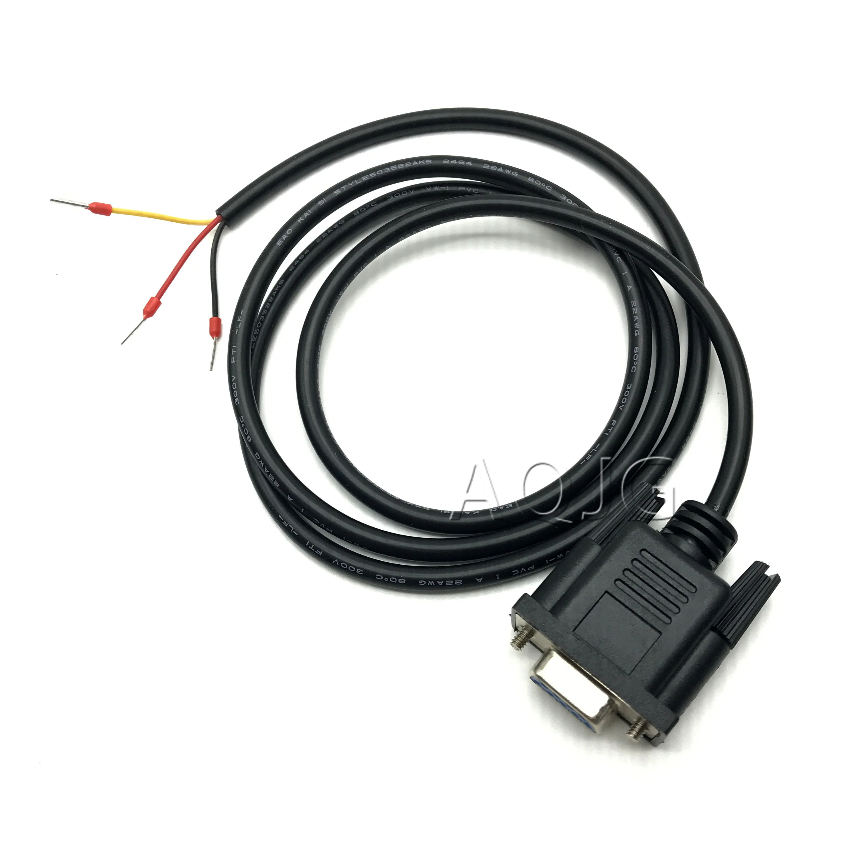 1PCS DB9 to 3pin （2 3 5 ）Cable 3pin RS232  RS485 Converter 30cm 60cm 1m customize DB9 Female Plug Wire 22AWG 9Pin