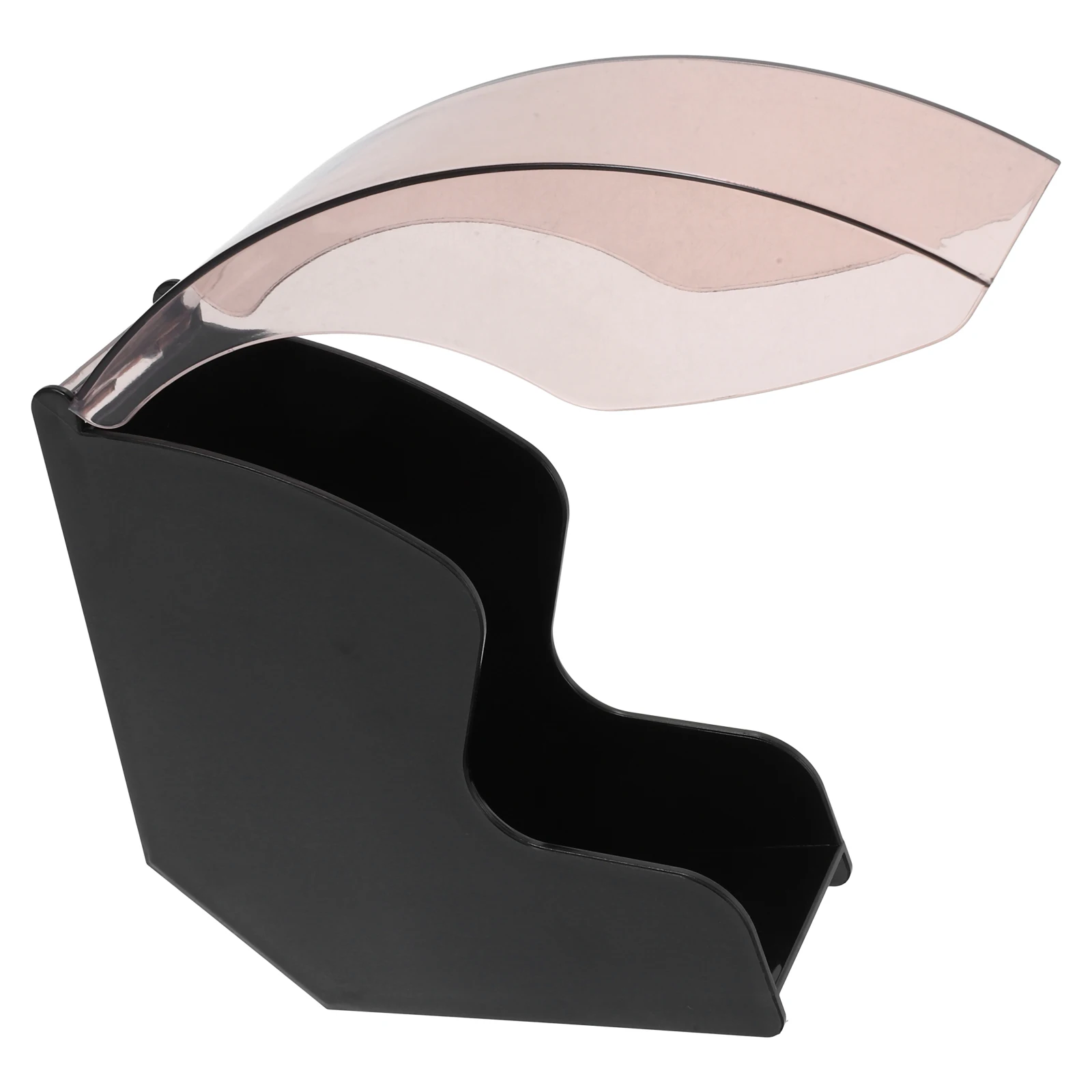 

Dustproof Coffee Filter Paper Storage Box Black Cone Separator Organizer for Home Office Shop Hand Brewed Paper Cone Filter