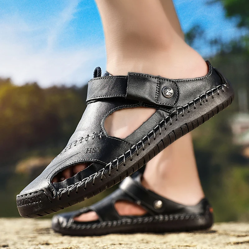 Snelle Verzending Mode Strandschoenen Man Sandalen Indoor Tuin Non-Slip Mannen Slippers Creek Tracering Schoenen Big Size39-48