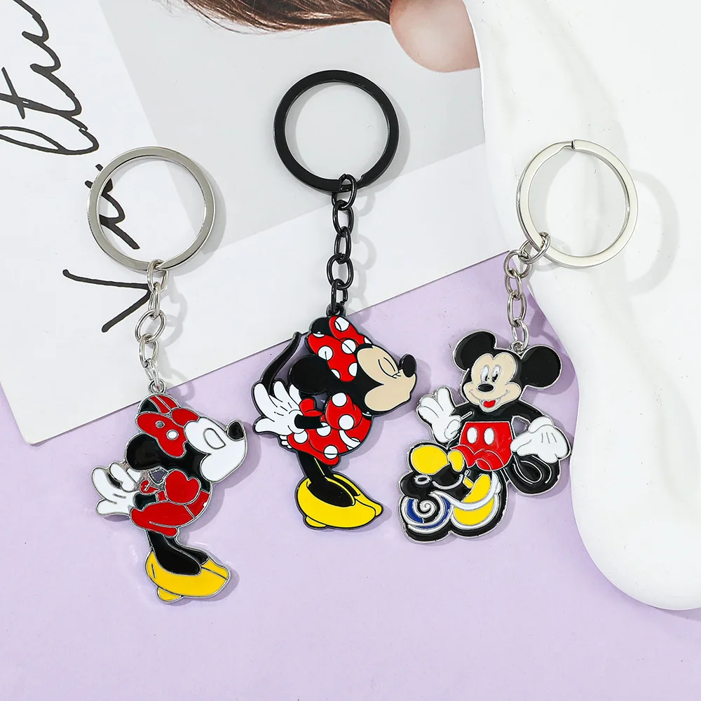 سلاسل مفاتيح ديزني ميكي وميني، وحقائب مفاتيح إبداعية كرتونية، ومعلقات زخرفية، وهدايا الحفلات، وهدايا عيد الميلاد وعيد الميلاد. #3