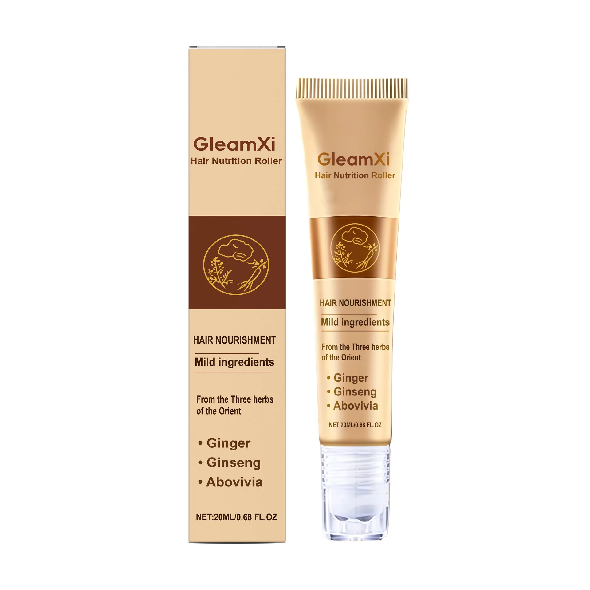 مصل نمو الأسطوانة لتغذية الشعر، العناية بالشعر، إعادة نمو كثيفة، الزنجبيل، الجينسنغ، فروة الرأس، تغذي الشعر، تعزيز التجديد #5