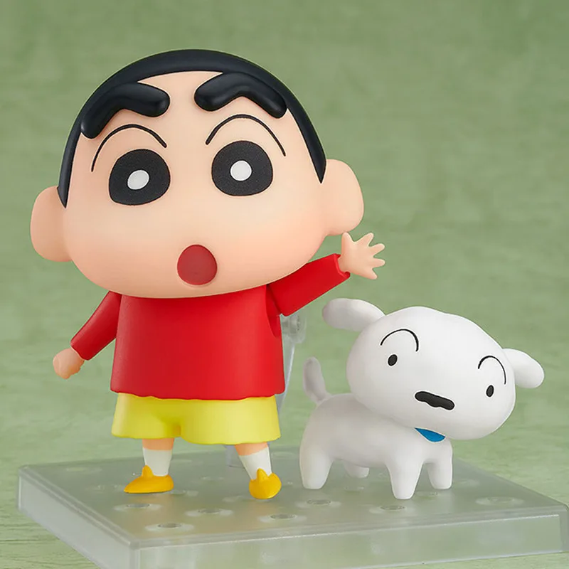10 cm Anime Crayon Shin-chan q-version Gemeinsame mobilität Action Figure PVC Modell Statue Spielzeug Puppe Schreibtisch Dekor sammeln Geschenke