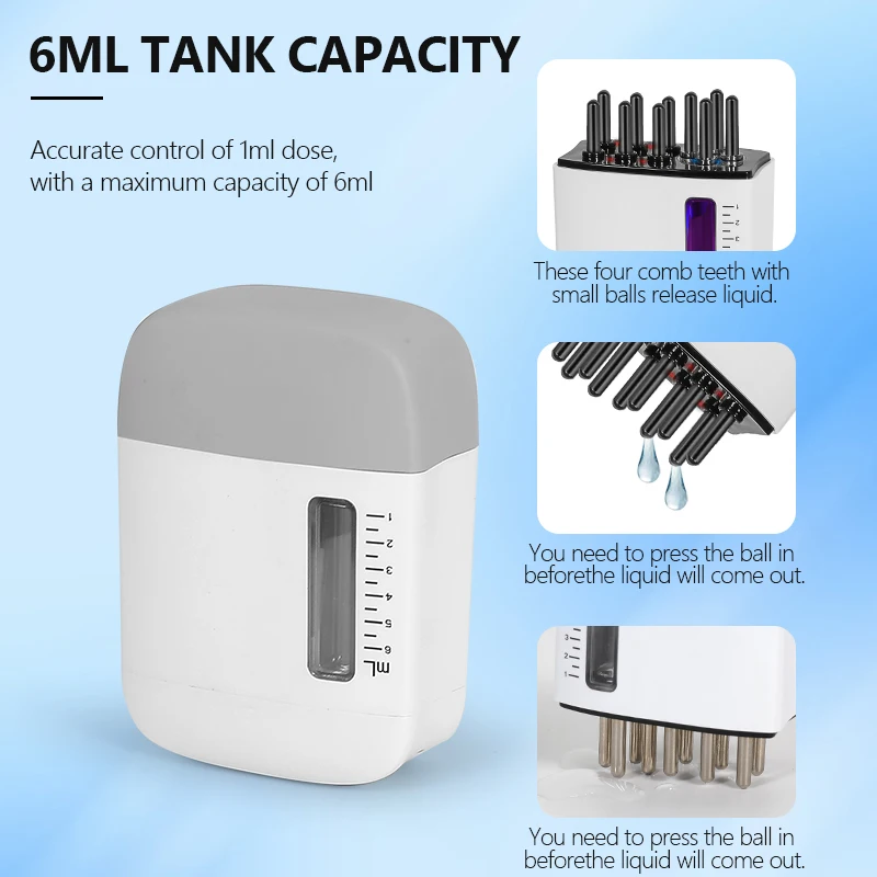 

Массажер для кожи головы против выпадения волос с вибрационной расческой для терапии красным светом для роста волос и импорта эфирного масла