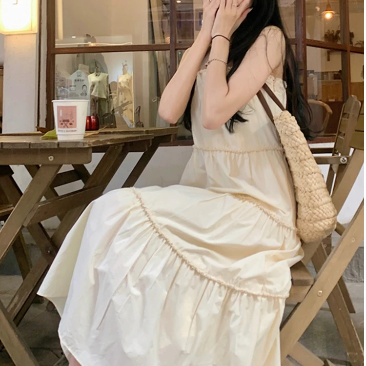 Summer Beach Vacation Two-Piece Set Women's Strapless Tube Dress Tea Break Beachwear Casual Fashion Outfit Beach Cover up
