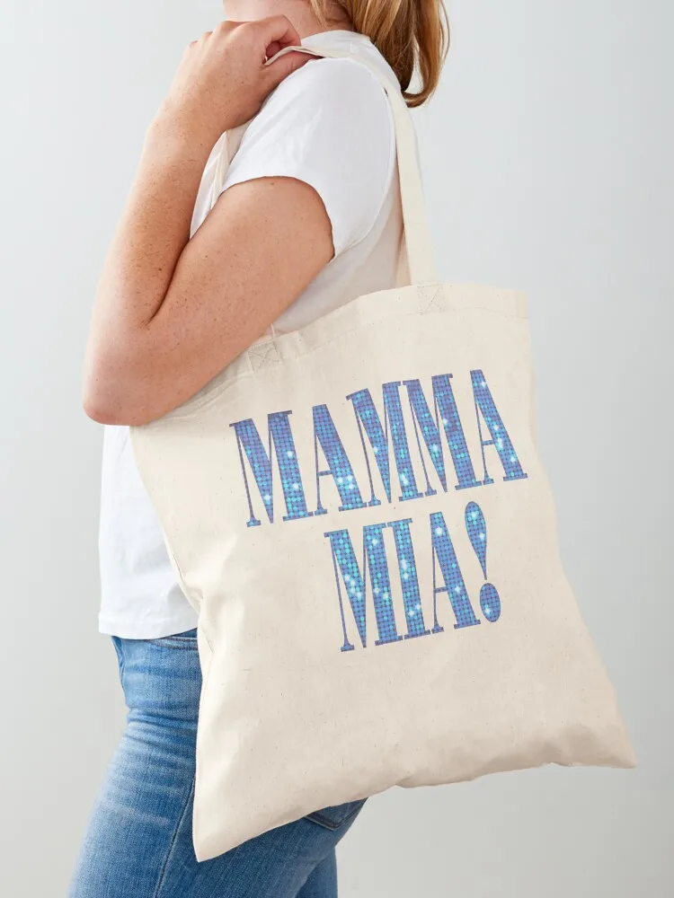

Mamma mia disco Tote Bag cloth bag woman Big bag women shopper bags for women Women's handbag