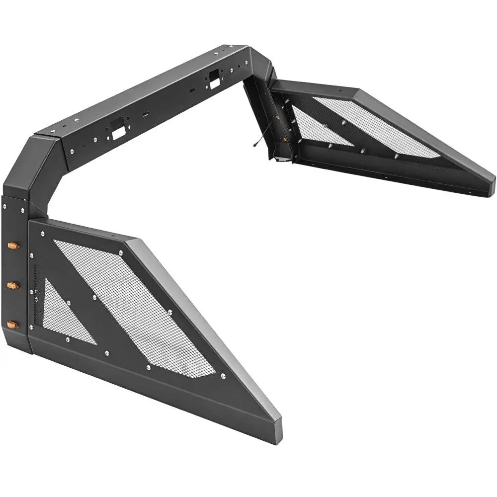 

Регулируемая стойка для грузовика с 6-янтарными вспомогательными боковыми габаритными фонарями, универсальная подходит для пикапов