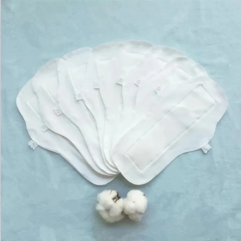 جديد 5 قطعة/الوحدة سيدة الملابس منصات الحيض 100% القطن قابلة لإعادة الاستخدام مقاوم للماء الاستخدام اليومي بطانات اللباس الداخلي النساء منصات المؤنث 270 مللي متر