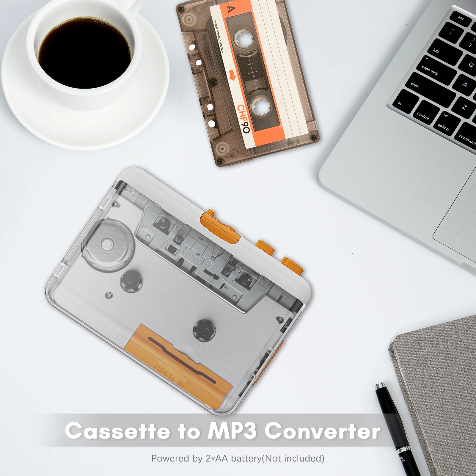 

USB-конвертер кассетных лент в MP3, портативный рекордер-плеер для ноутбуков и компьютеров, создание CD через USB-подключение