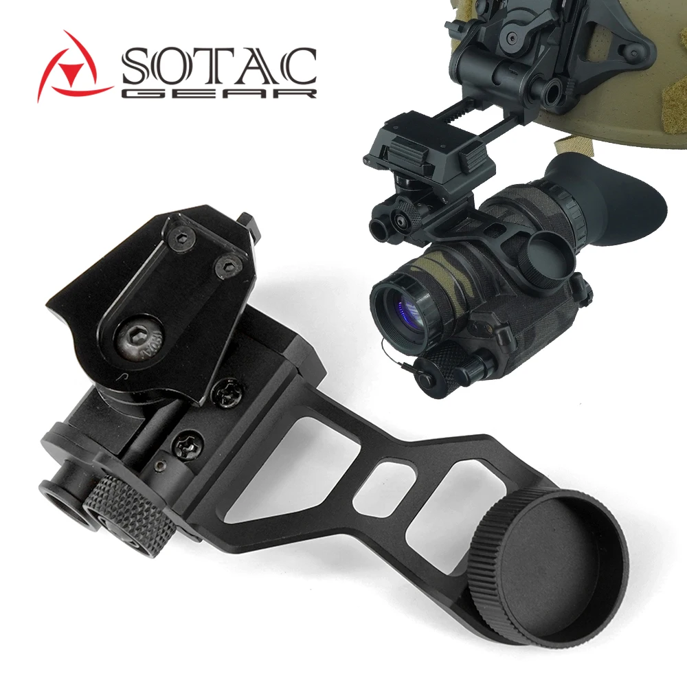 2024 New J Arm NVG Mount for PVS14 PVS 14 PVS-14 Lightweight Helmet Mount By Aluminum Night Vision Goggle Accessories