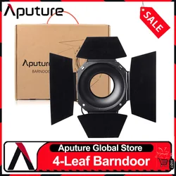 Aputure 4-Leaf Design Barndoor Standard 7-inch Bowens Mount Barn Door for Aputure LS 120D C120D II 300D LED Video Light