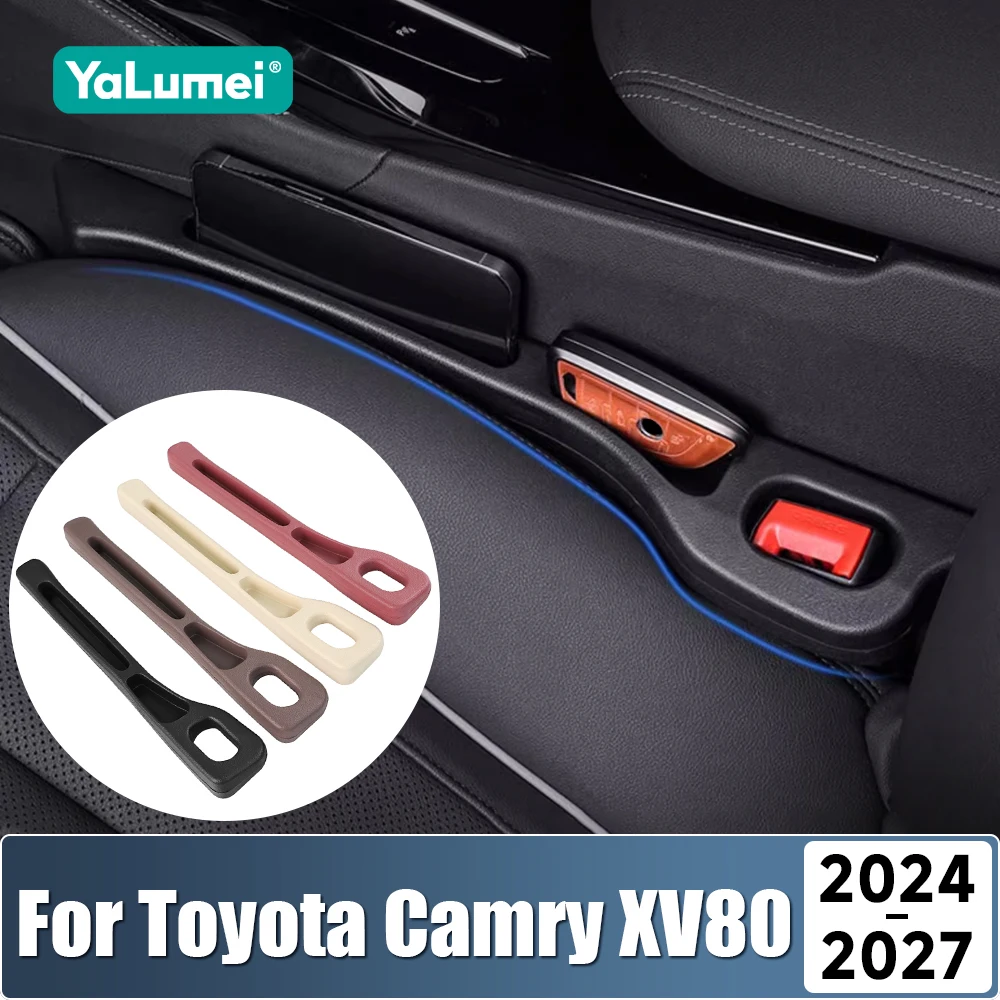 For Toyota Camry XV80 2024 2025 2026 2027 Hybrid HEV PHEV 2PCS Universal Car Seat Leak Proof Strips Gap Side Seam Storage