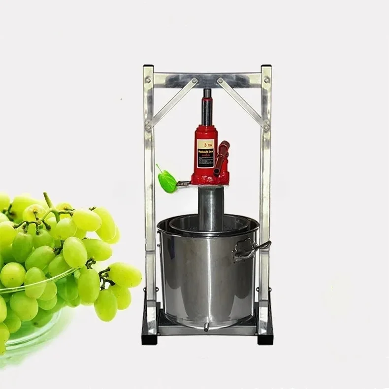 12L 22L 50L Hand Stainless Steel Grape Press Machine Small Grape Wine Pressing Machine