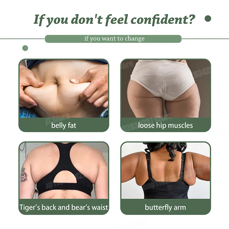 القطع في 7 أيام يمكن استخدامها على الساقين والخصر والذراعين