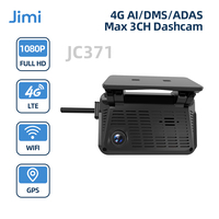 Jimi New JC371 4G AI DashCam ADAS 3 Channes Live Video GPS Tracking Remote Monitoring Cloud Storage Wifi Car Recorder Free APP
