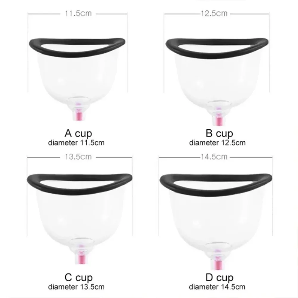 Vacuum Breast Massager Breast Enlargement Machine Pumps Enhance Breast Bigger Vacuum Cupping Buttock Lifting Enhancer Sucker New