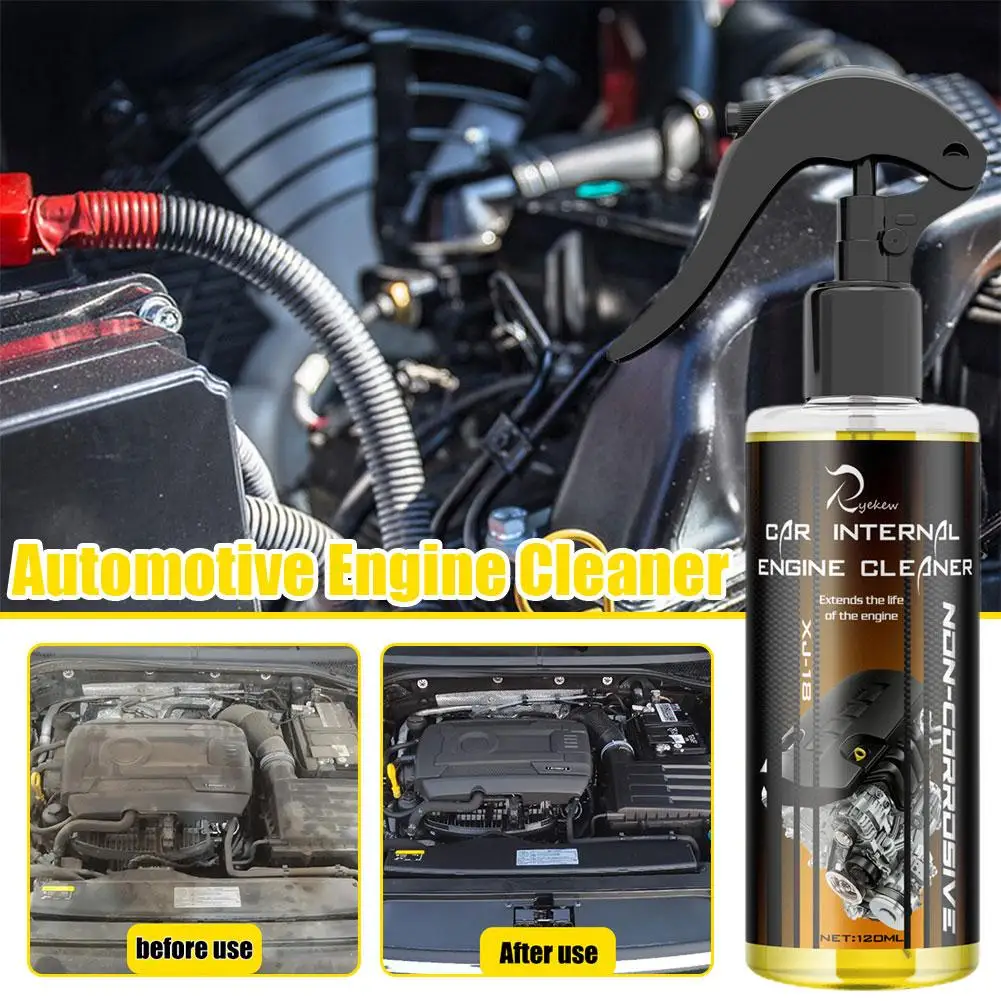 

Car Engine Bay Cleaner Powerful Decontamination Cleaning Detailer Detergent Auto Car Engine Product Compartment 120ml Clean A0T1