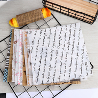 50Pcs/Pack Waterproof Greaseproof Food Wrappers Non-stick Bread Oil-paper Bake Paper Baking Packing Sandwich Wrapping Papers