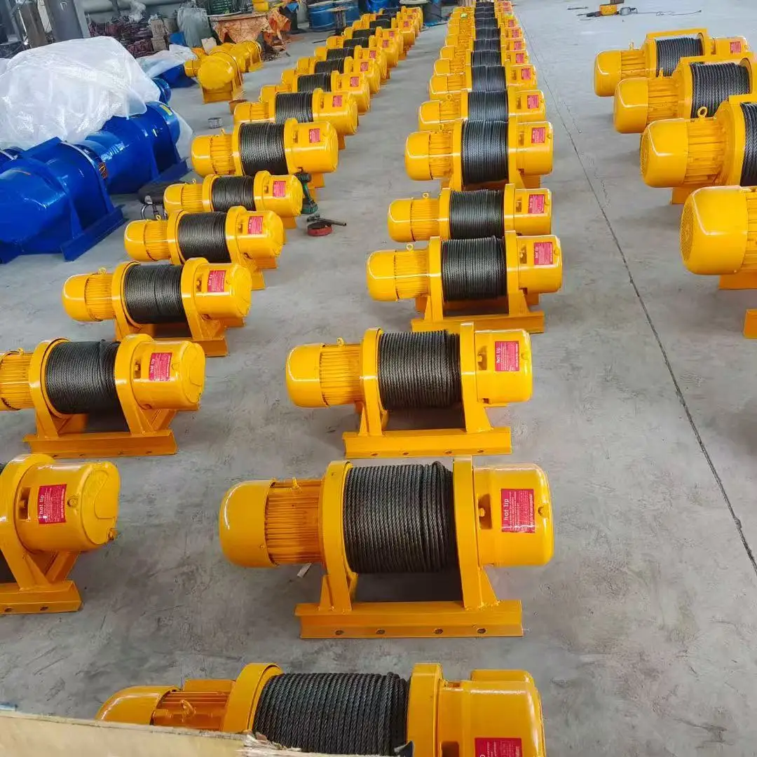 Heavy Steel Wire Rope Winch Multi-function Winch Electric for Lifting