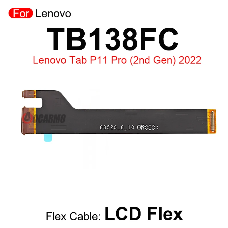 Conexión de pantalla LCD, placa principal, Cable flexible, piezas de repuesto para Lenovo Tab P11 Pro (2ª generación) 2022 TB132FU TB138FC