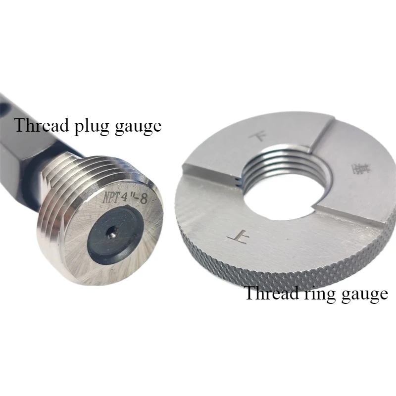 NPT taper pipe thread  gauge plug gauge Thread ring gauge Precision External Screw Gage Fine,Pitch Thread Test Tool