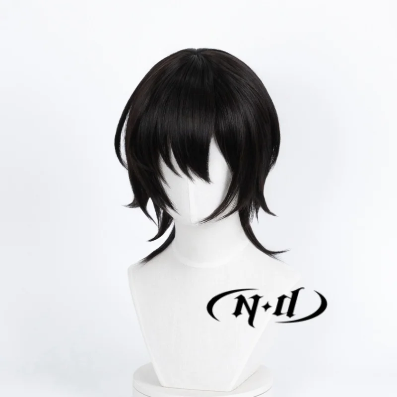 ND Naihe ذكر تأثيري الباروكات Touqi Guaitan لعبة تأثيري خصلات الشعر المستعار ل كوميك كون كوزر زي موضوع حفلة مقاومة للحرارة الاصطناعية