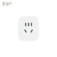 Flame-retardant material smart socket has access to the xiaomi Mijia APP phone remote control AI power statistics timer switches