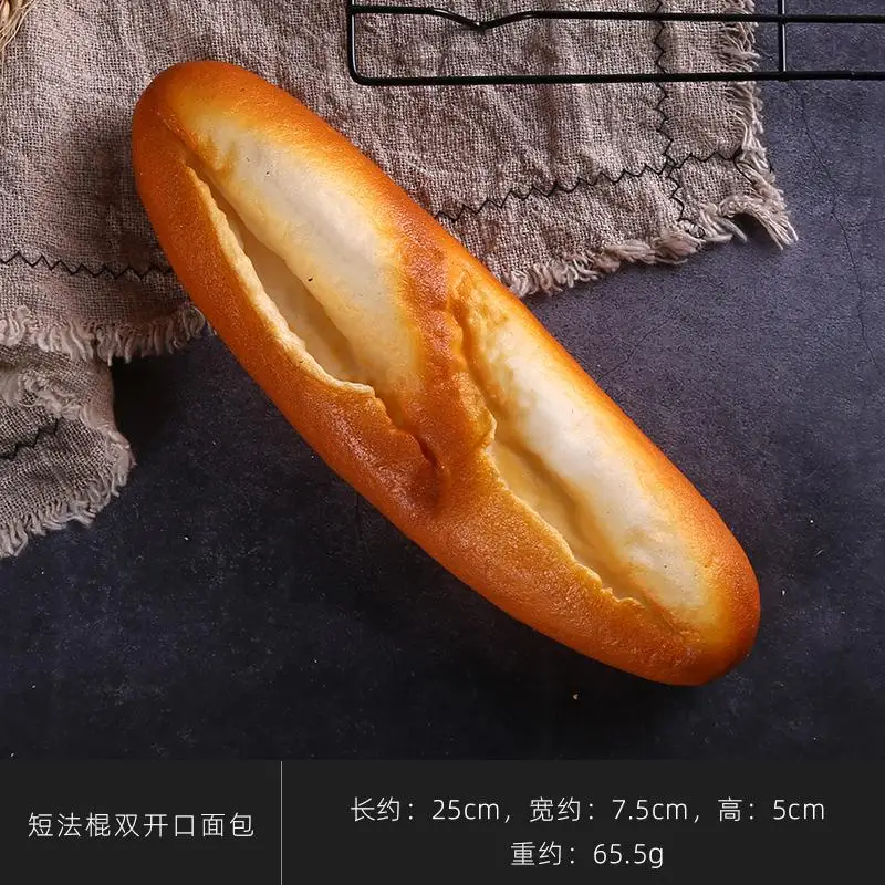 Kunstmatige Brood Taart Toast Zacht PU Baguette Model Voedsel Nep Brood Simulatie Ornamenten Bakken Winkel Decor Fotografie Props