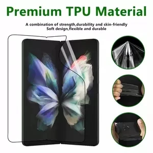 2 Stück Full Cover Hydrogel Film für Samsung Galaxy Z Fold 3 Fold 4 Fold 5 Displayschutzfolie – Detail 2