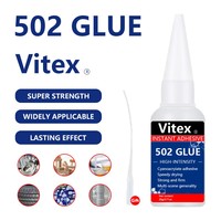 Vitex 1-3pcs Professional Instant Glue High Strength Super 502 Extra Strong Epoxy Adhesive Second Cyanoacrylate Craft Acrylic Gl