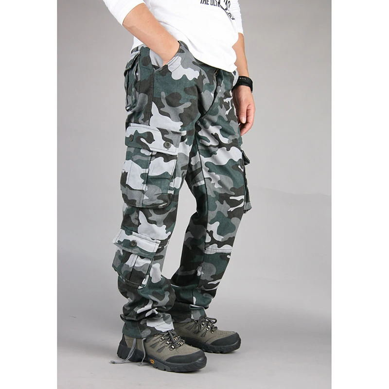 Military Tactical Pants Men Special Combat Trousers Multi-pocket Waterproof Wear-resistant Casual Training Overalls Men Pants