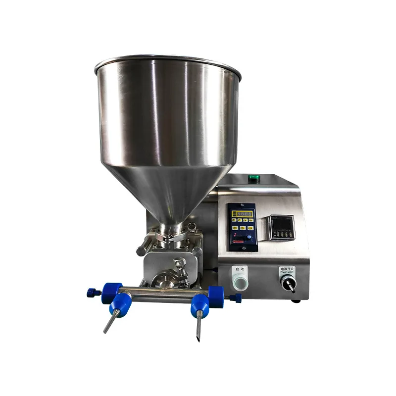 Puff mochi sandwich filling machine, cake bread cream filling machine