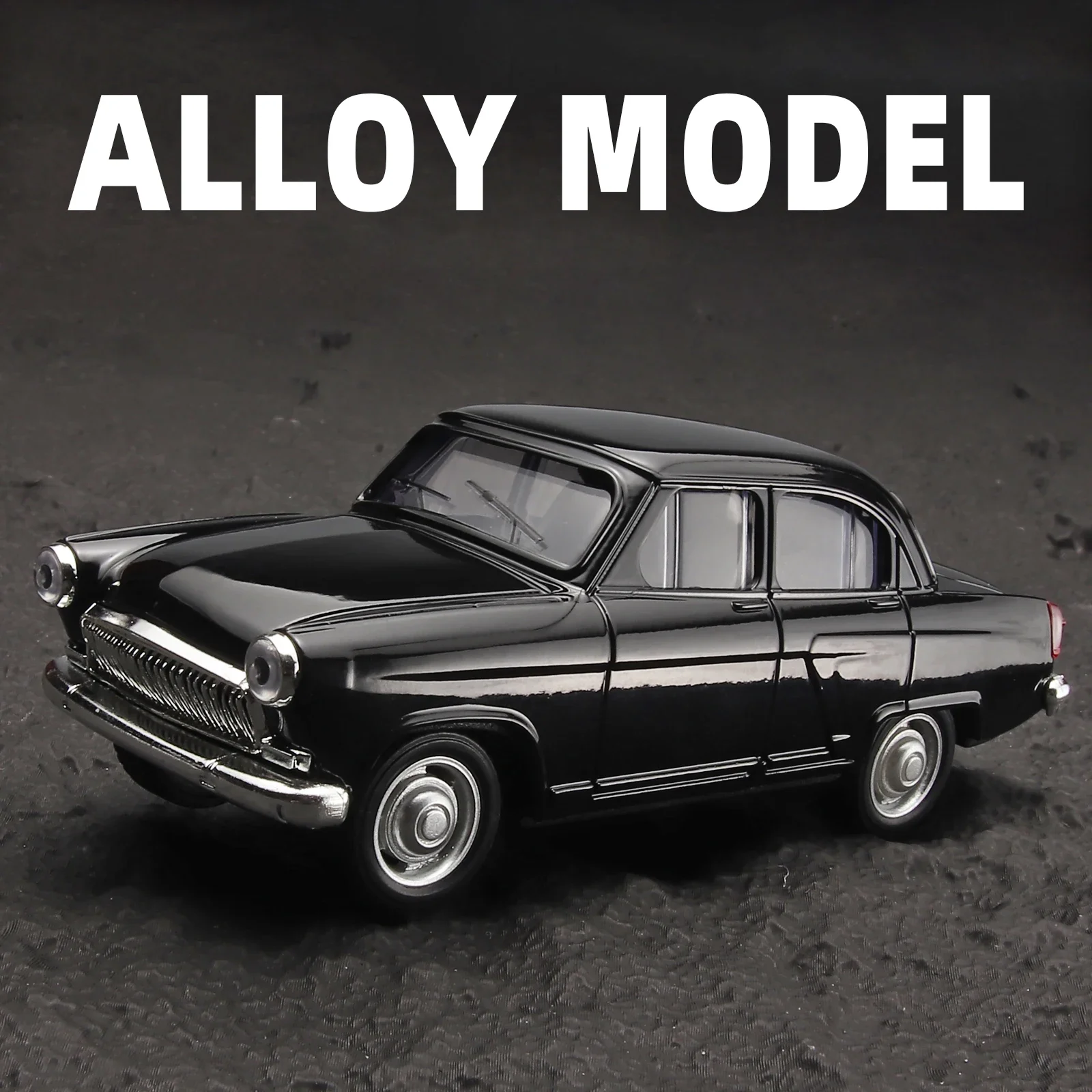 1:43 Volga GAZ-21 Alloy Car Model Diecast Metal Toy Car Model Simulation Collect Hobby Gifts Classic Vehicle Desktop Decorations